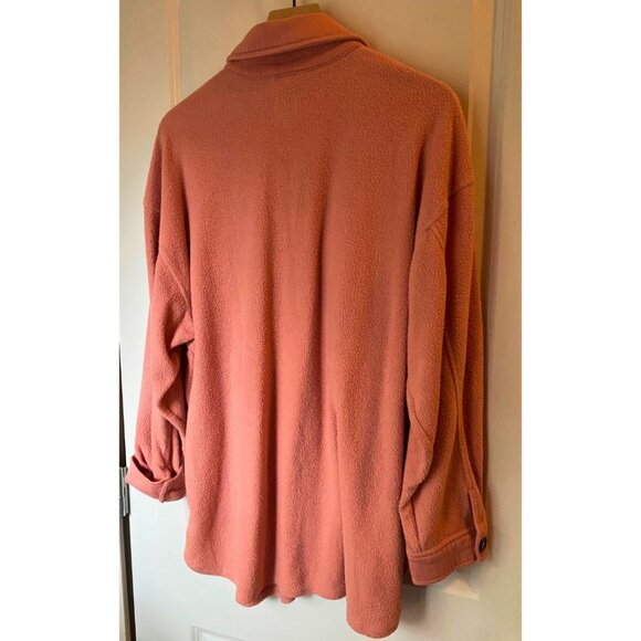 Wild Fable Cozy Oversized Shacket in Pink Women's Size Large - Picture 4 of 6